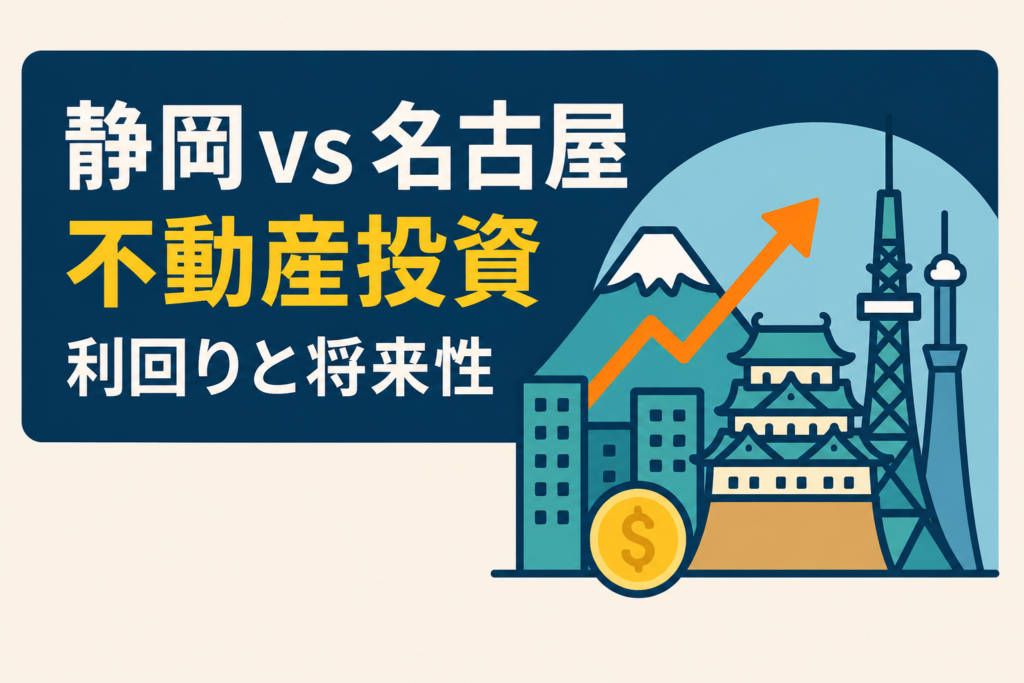 静岡・名古屋の不動産投資エリア｜利回りと将来性を徹底比較