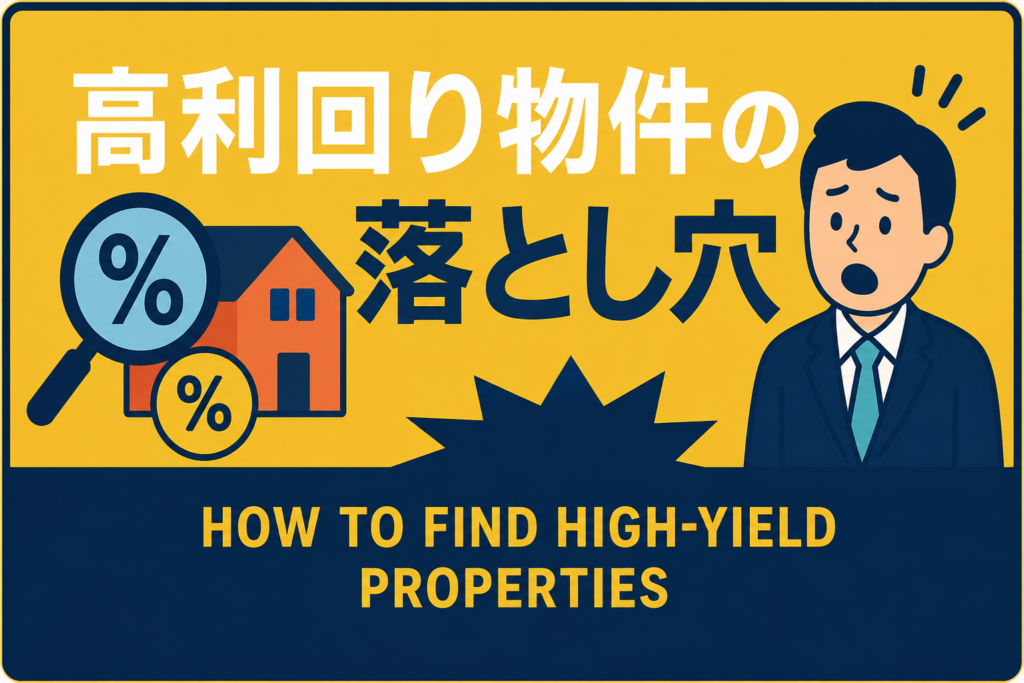 利回り10%以上の投資物件の探し方｜高利回りの裏に隠れたワケあり物件の罠