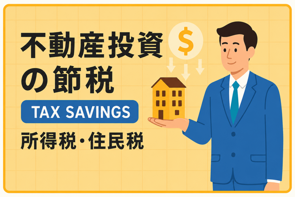 不動産投資の節税効果｜減価償却を使った所得税・住民税の節税額の目安