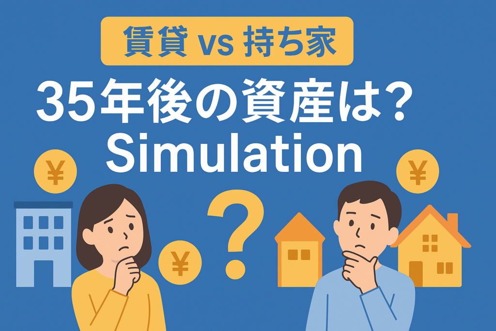 賃貸と持ち家の損益分岐点｜35年後に資産が残るのはどっち？最新シミュレーション