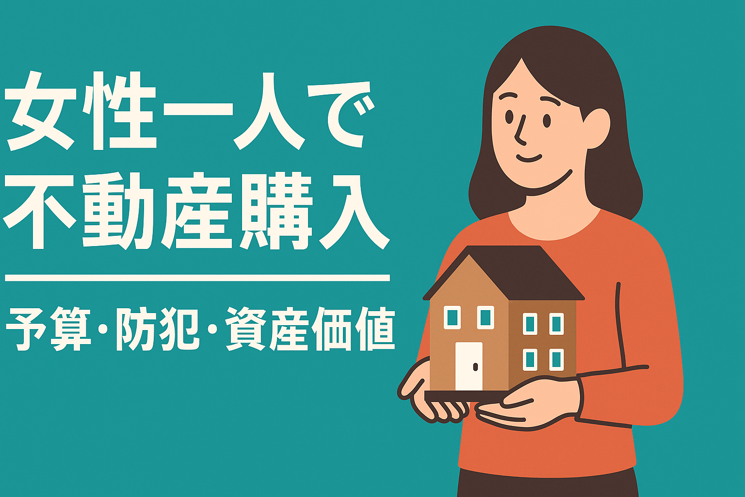 女性一人での不動産購入|年収別の予算目安と防犯・資産価値の重要ポイント