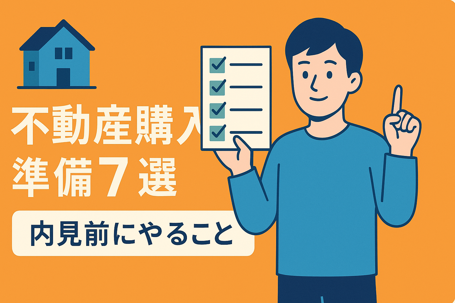 不動産購入の準備リスト7選|内見前に絶対にやっておくべきこと【完全版】