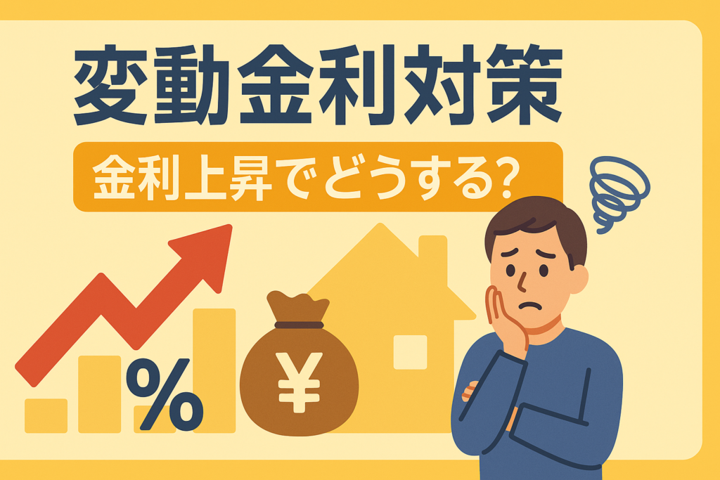 変動金利上昇の対策｜金利が上がったらどうなる？破綻を防ぐ返済計画の立て方