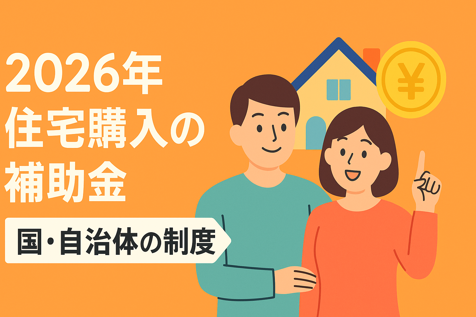 住宅購入の補助金まとめ｜2026年に使える国・自治体の給付金制度一覧