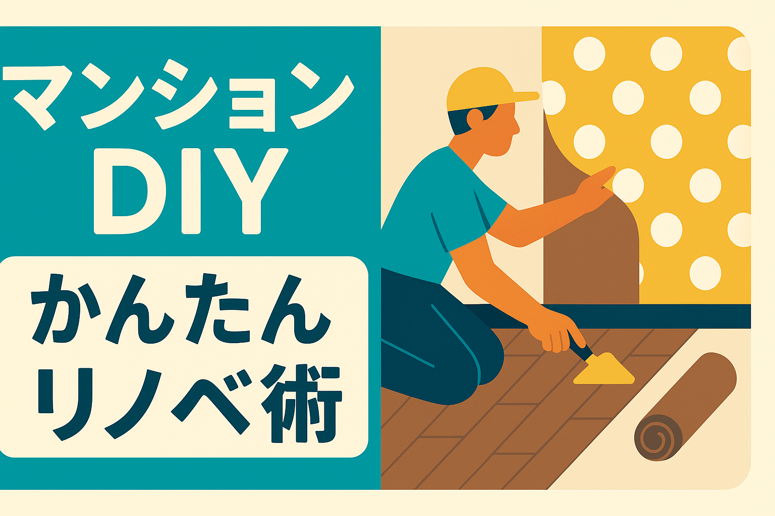 マンション内装DIY|原状回復できる壁紙・床材を使った最強リノベアイデア