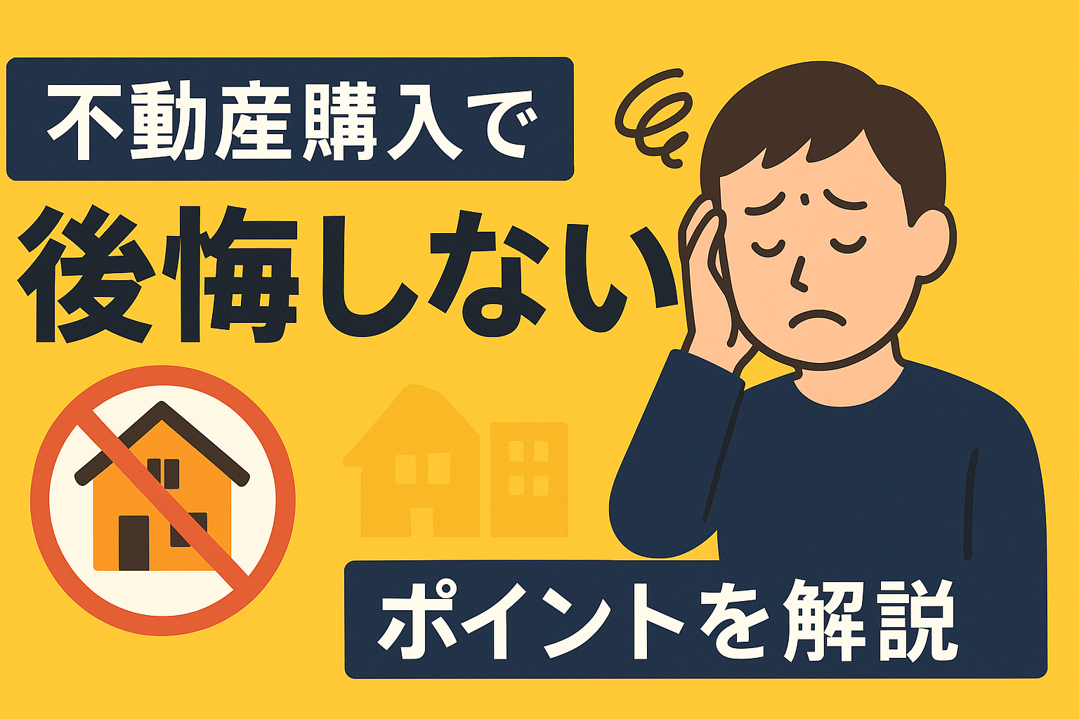 不動産購入で後悔する人の共通点|間取り・環境で失敗しないための回避法