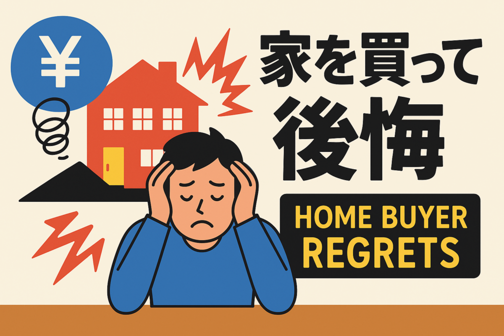 家を買って後悔したリアル体験談｜ローン地獄・騒音トラブルの悲惨な実態