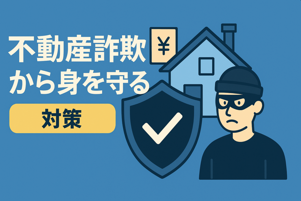 不動産詐欺の手口と対策｜地面師や手付金詐欺から身を守る方法
