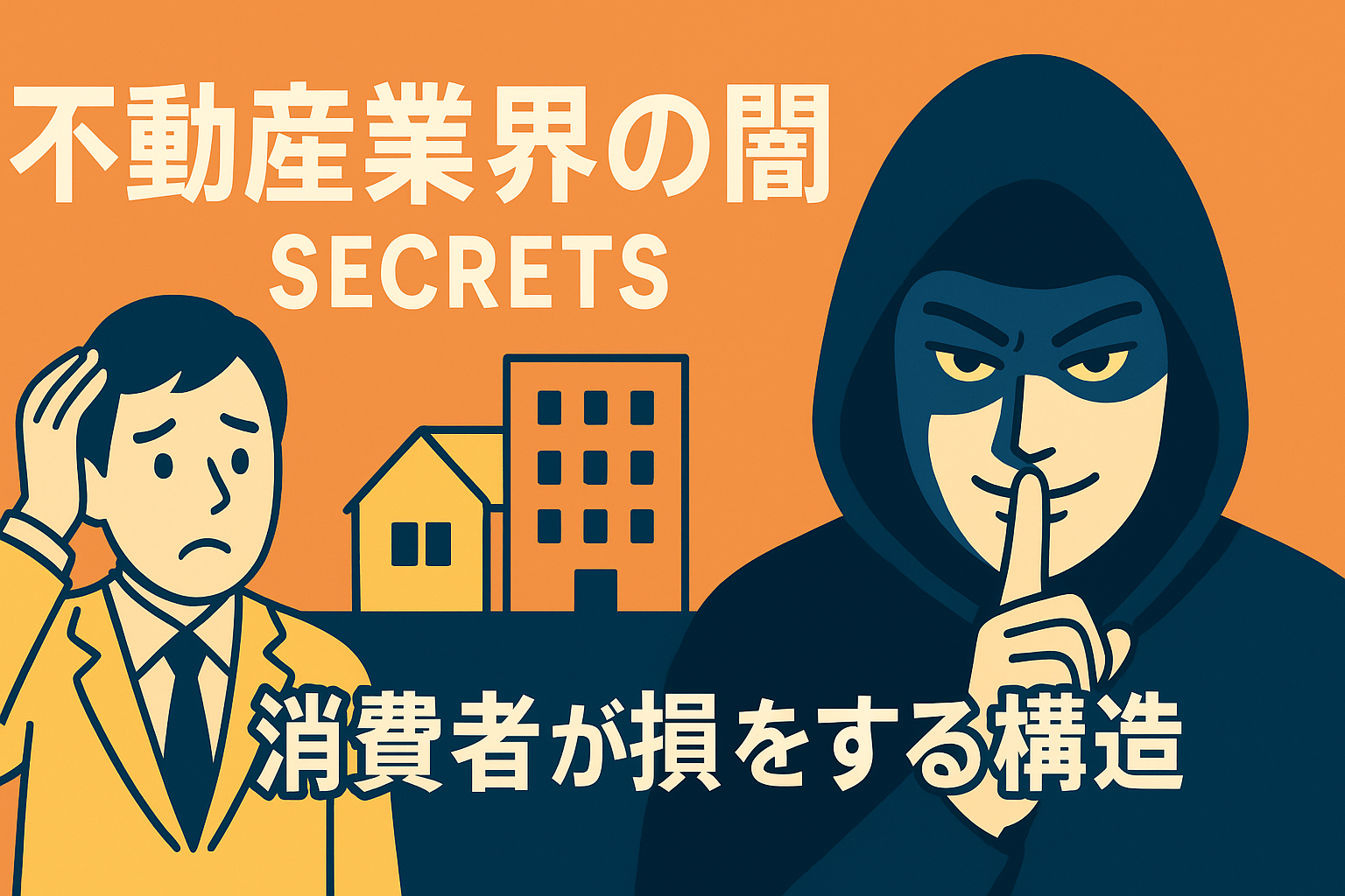 不動産業界の闇と裏側|両手仲介・囲い込みなど消費者が損をする構造
