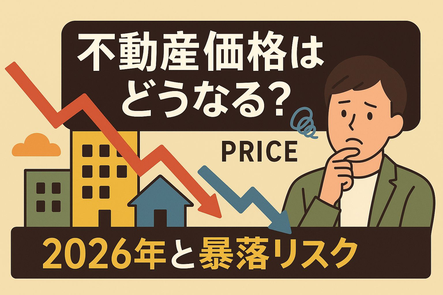 不動産価格は今後上がる?下がる?|2026年以降の暴落リスクと専門家の予測