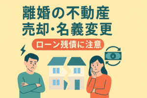 離婚時の不動産売却・名義変更の注意点｜ローンが残っている家の財産分与