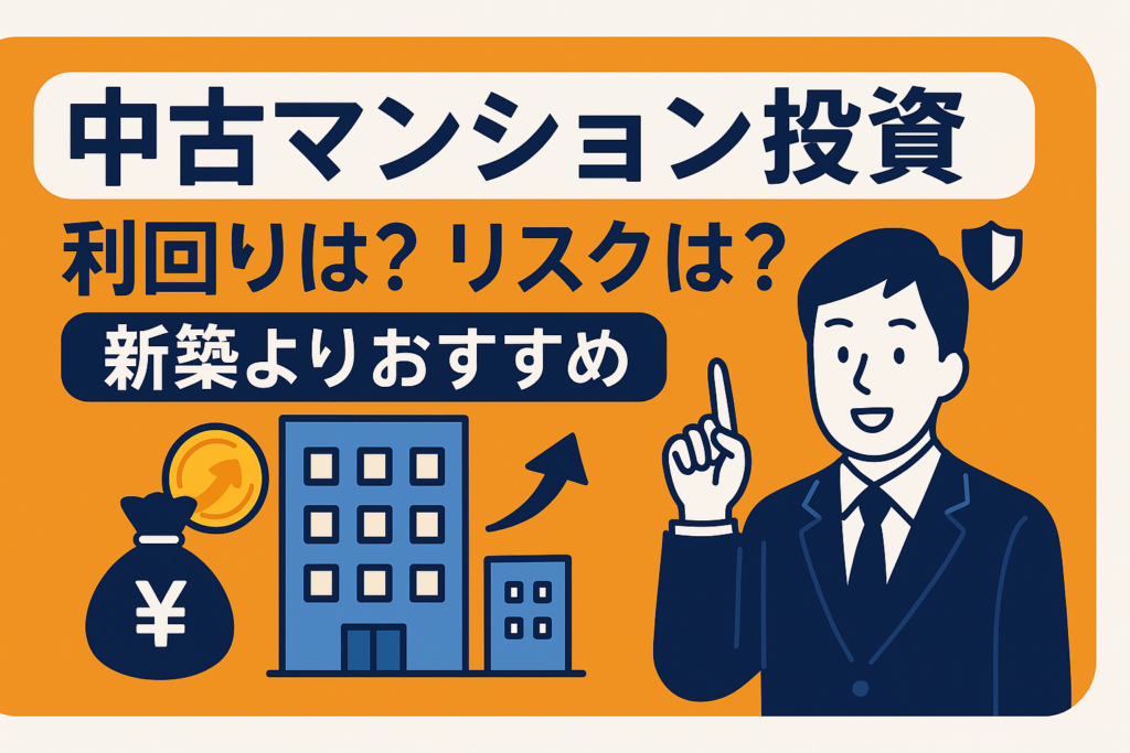 中古区分マンション投資の利回りとリスク｜新築ワンルームよりおすすめな理由