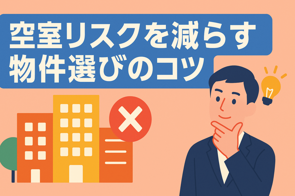 空室リスクを極限まで減らす物件選びのコツ｜賃貸需要が途絶えないエリアの条件