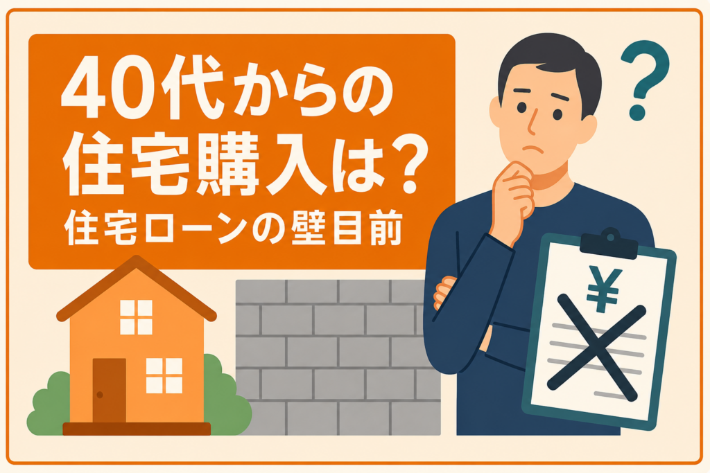 40代からの住宅購入は遅い？住宅ローン審査の壁と成功・失敗事例