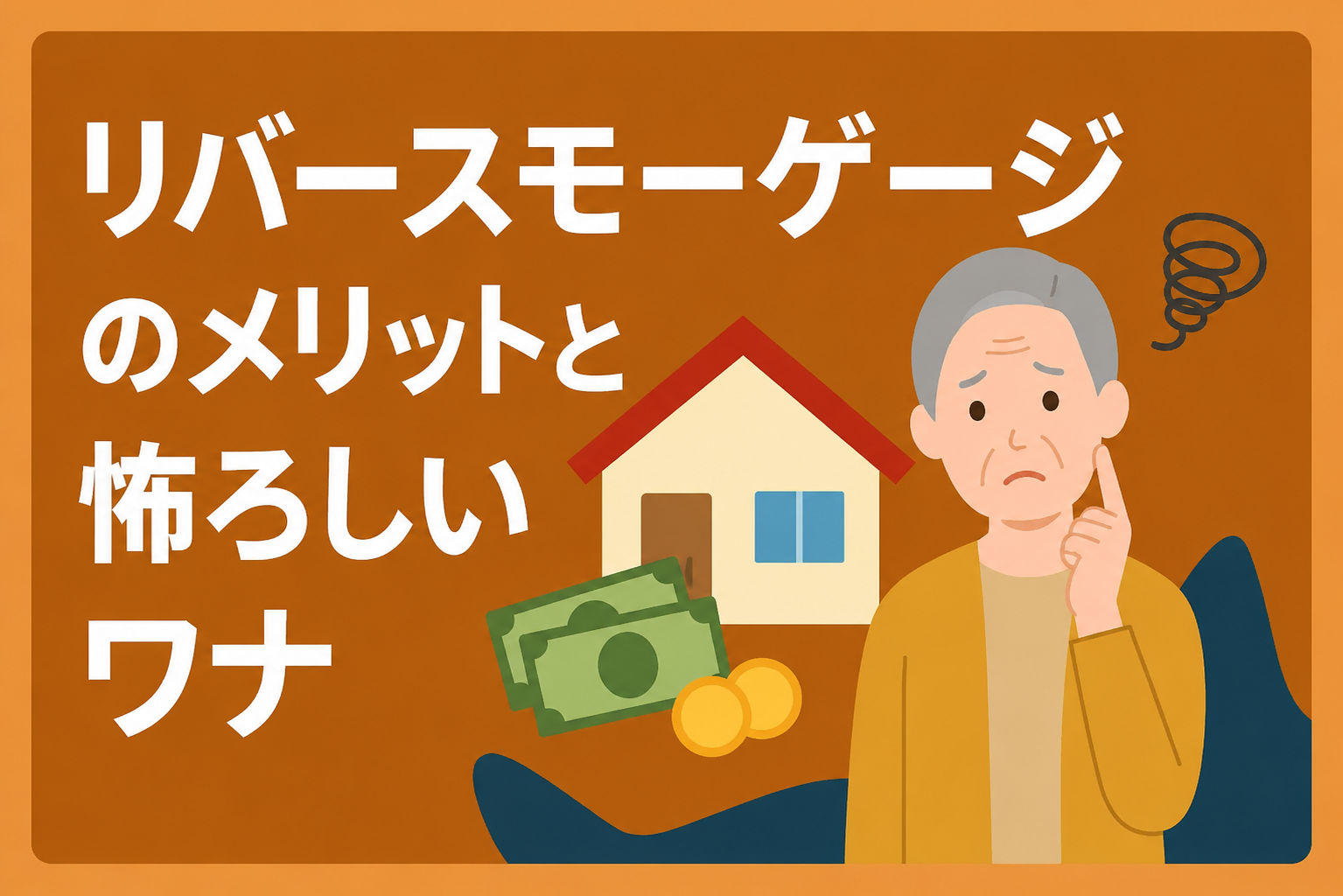 リバースモーゲージとは？シニア層の持ち家活用法のメリットと恐ろしい罠
